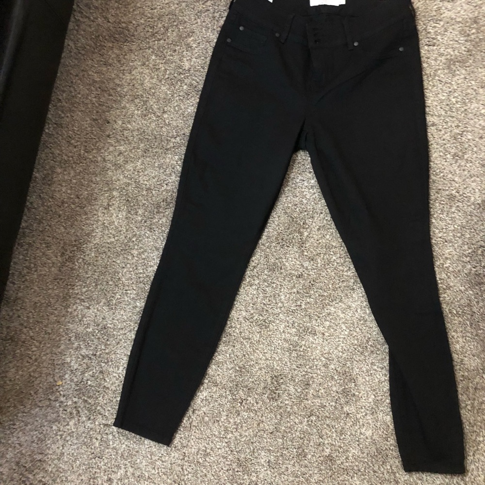 Torrid long black pants jeans/jeggings feeling